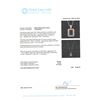 Image 3 : 14KT White Gold 28.42ct Quartz and Diamond Pendant With Chain