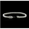 Image 3 : 18KT White Gold 11.64ctw Diamond Tennis Bracelet