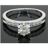 Image 6 : GIA Certified 0.70ctw Diamond Ring - 14KT White Gold