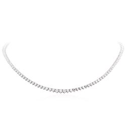 14KT White Gold 14.03ctw Diamond Necklace