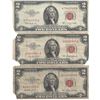 Image 3 : Lot of 10 Assorted United States Red Seal $2 Bills