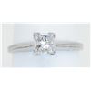 Image 4 : 0.50ct Diamond Ring - 14KT White Gold