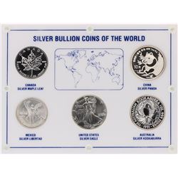 1991 Silver Bullion Coins Of The World Set