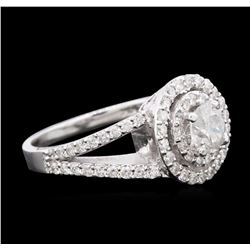 14KT White Gold 1.12ctw Diamond Ring