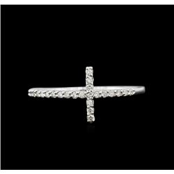 0.18ctw Diamond Ring - 14KT White Gold