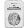 Image 1 : 1990 NGC MS69 American Silver Eagle Dollar