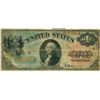 Image 1 : 1869 $1 "Rainbow" Star Serial Treasury Note