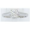 Image 4 : GIA Certified 0.70ct Diamond Solitaire Ring - 14K White Gold