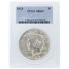 Image 1 : 1923 PCGS MS63 Peace Silver Dollar