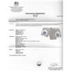 Image 3 : 0.75ctw Tanzanite and Diamond Earrings - 18KT White Gold