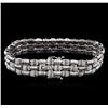Image 2 : 5.50ctw Diamond Bracelet - 14KT White Gold