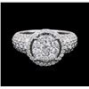 Image 2 : 14KT White Gold 2.65ctw Diamond Ring