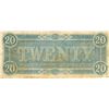 Image 2 : 1864 $20 Confederate States of America Bank Note