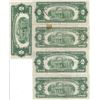 Image 2 : Lot of 10 Assorted United States Red Seal $2 Bills