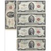 Image 3 : Lot of 10 Assorted United States Red Seal $2 Bills