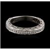 Image 2 : 18KT White Gold 0.60ctw Diamond Ring