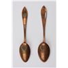 Image 2 : Vintage Solid Copper Souvenir Spoons
