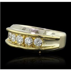 18KT Yellow Gold 1.10ctw Diamond Ring