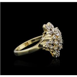 14KT Yellow Gold 0.25ctw Diamond Ring