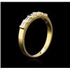 Image 3 : 18KT Yellow Gold 0.40ctw Diamond Ring