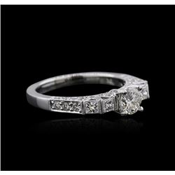 18KT White Gold 1.21ctw Diamond Ring