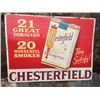 Image 1 : Vintage Chesterfield Advertising Tin