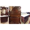 Image 1 : Victorian Walnut Marble Top Bedroom Set