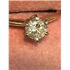 Image 1 : 14kt Gold Solitaire Diamond Ring