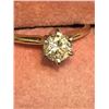 Image 2 : 14kt Gold Solitaire Diamond Ring