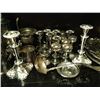 Image 4 : Estate Lot of Over 40 Pieces Silver Plate