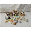Image 1 : BOX LOT MINIATURE DOGS CATS DOLLHOUSE PETS MORE!!