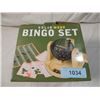 Image 2 : LIKE NEW BINGO SET ALL WOOD CARDS MORE
