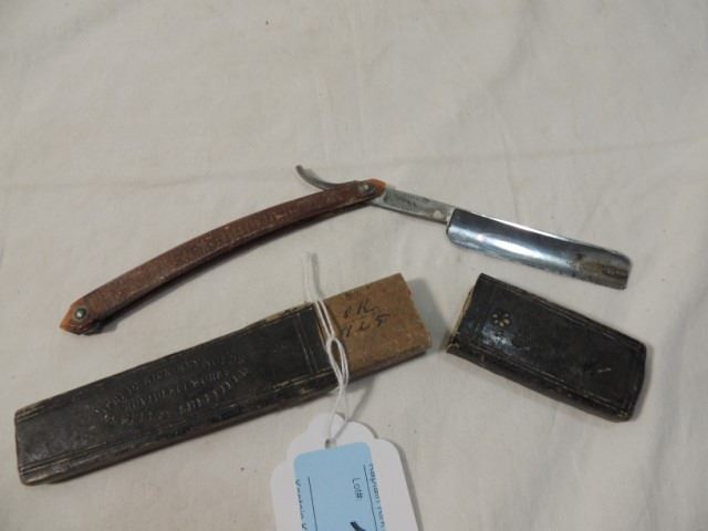 ANTIQUE VINTAGE STRAIGHT RAZOR SHAVE BLADE