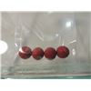 Image 1 : LOT 4 VINTAGE ANTIQUE SMALL RED CLAY MARBLES