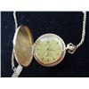 Image 3 : RAILROAD STYLE QUARTZ GOLDCOIN POCKET WATCH CHAIN