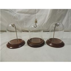 LOT 3 POCKET WATCH POCKETWATCH DISPLAY CASES