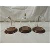 Image 1 : LOT 3 POCKET WATCH POCKETWATCH DISPLAY CASES