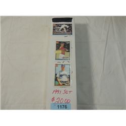 1991 BUILT SET TOPPS BASEBALL CARDS