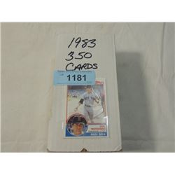 BOX LOT 350 1983 TOPPS BASEBALL CARDS