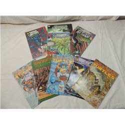 LOT 9 COMIC BOOKS TURTLES SPIDERMAN GREEN LANTERN