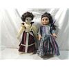 Image 1 : LOT 2 COLLECTORS DOLLS  NATIVE AMERICAN VELVET