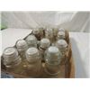 Image 2 : BOX LOT 15 CLEAR GLASS INSULATORS