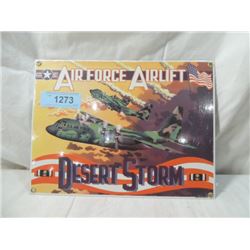 HEAVY THICK STEEL AIR FORCE DESERT STORM SIGN TIN