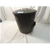 Image 2 : VINTAGE ASH BUCKET ANTIQUE FIREPLACE STOVE FIRE