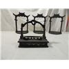 Image 2 : LOT 4 ORIENTAL ASIAN WALL SHELF STAND CANDLE HOLDE