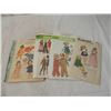 Image 1 : BOX LOT 4 ANTIQUE VINTAGE DOLL SEWING PATTERNS