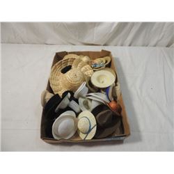 HUGE LOT DOLL HATS CAPS VINTAGE ANTIQUE STRAW