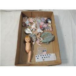 MIXED JACKPOT BOX DOLL PARTS CLOTHES BABIES