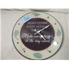 Image 1 : VINTAGE MAKE EVERY HOUR COUNT GLASS WALL CLOCK