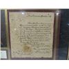 Image 3 : FRAMED COPY GEORGE WASHINGTON PRESIDENT SPEECH